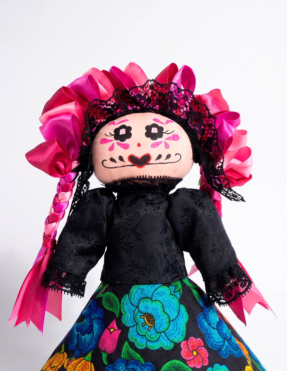 Figura decorativa día de muertos con forma de catrina 3