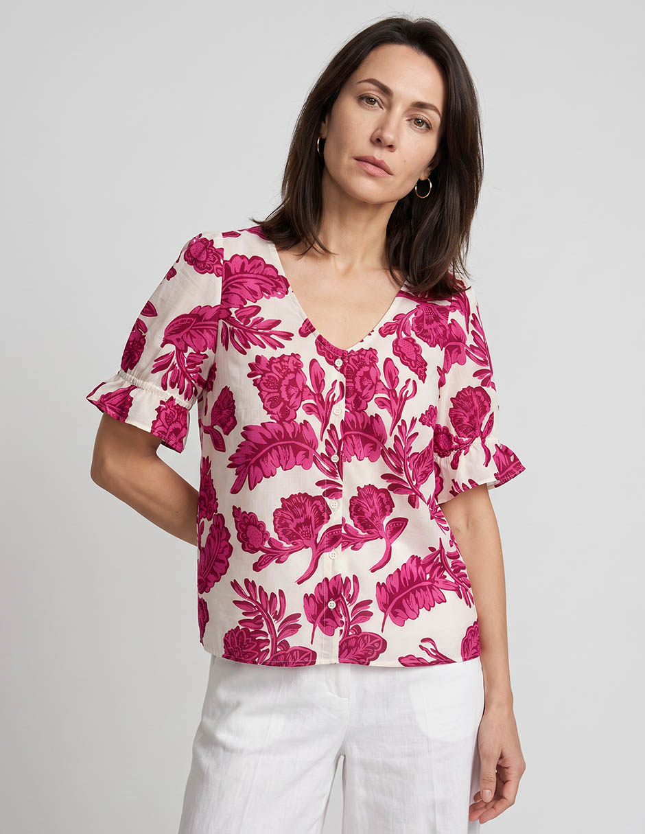 Blusa manga corta para mujer Blusa manga corta para mujer