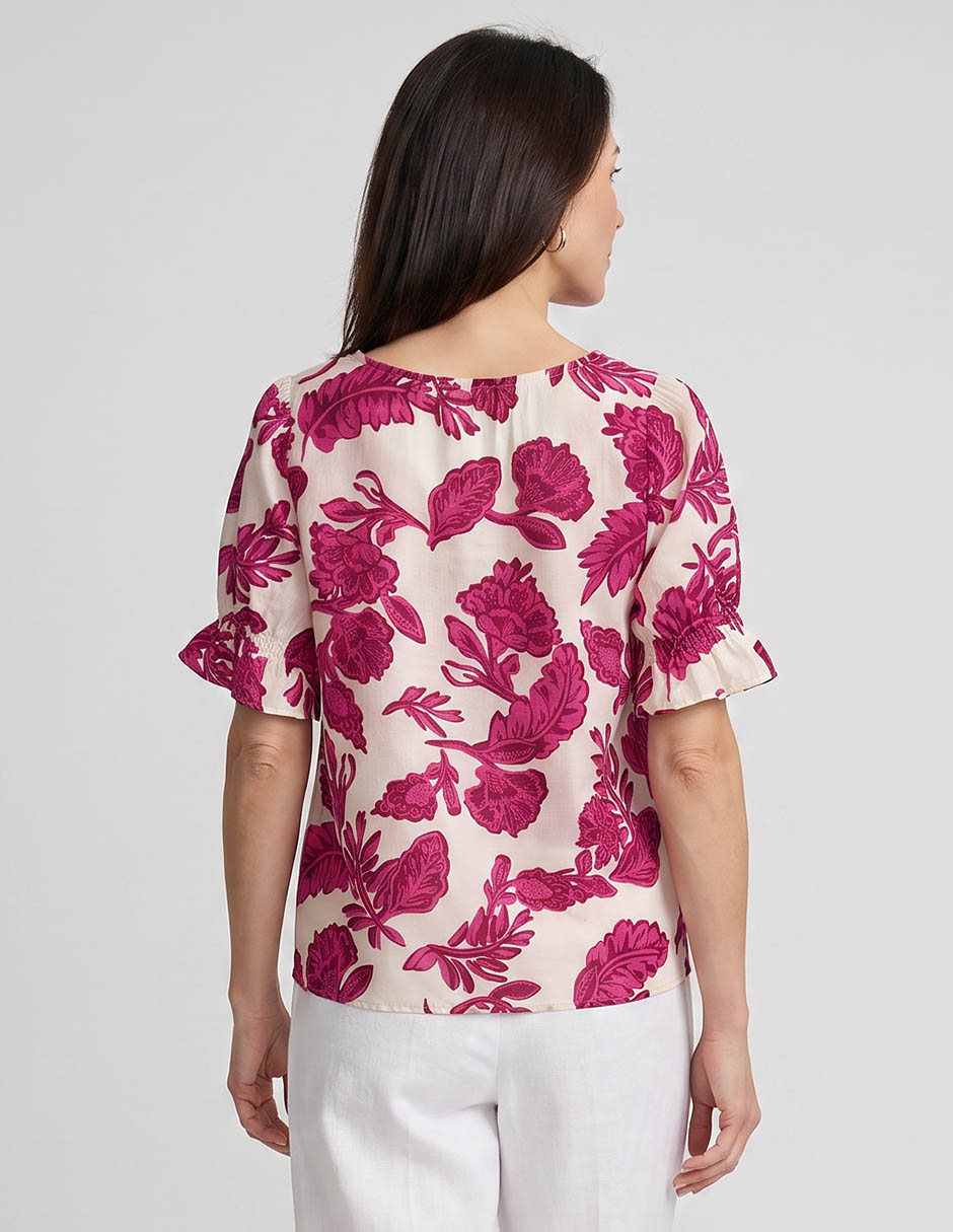 Blusa manga corta para mujer 2