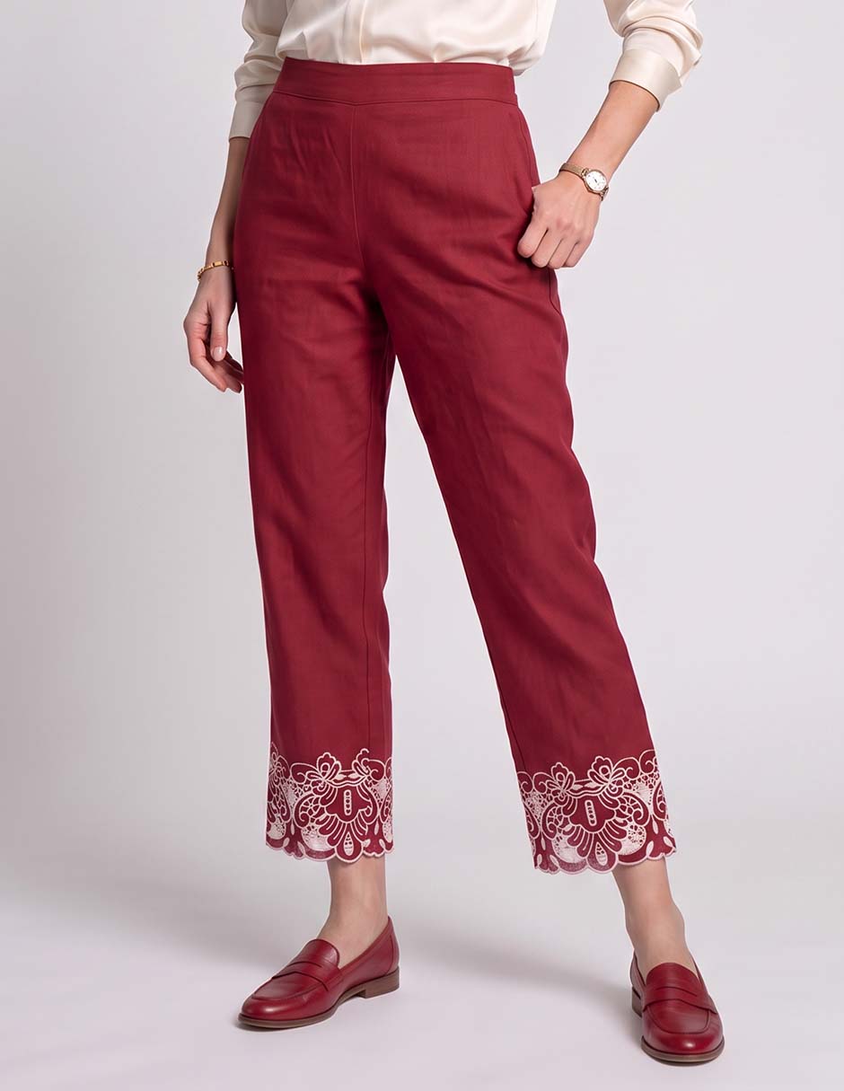 Pantalón Talbots straight para mujer