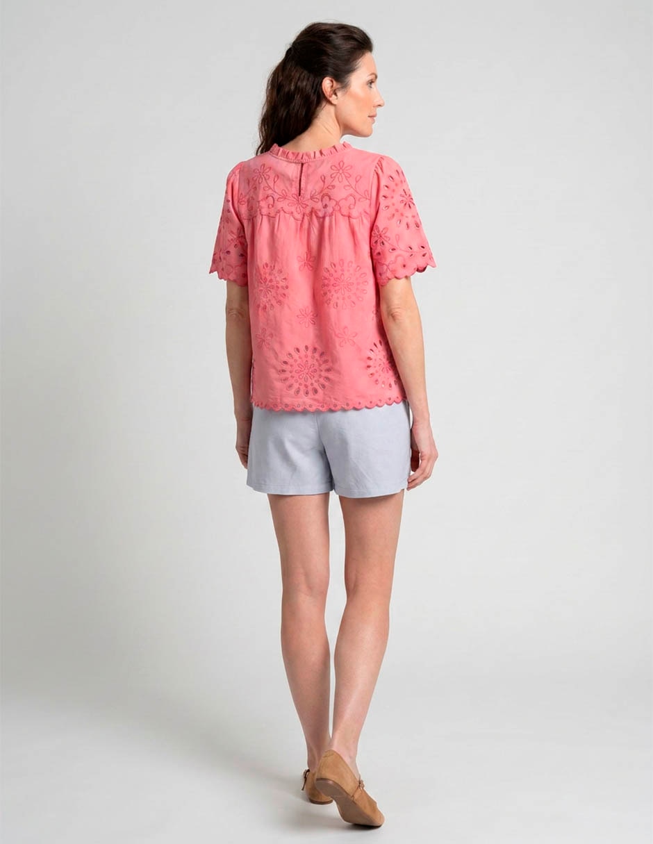 Blusa manga corta para mujer 2