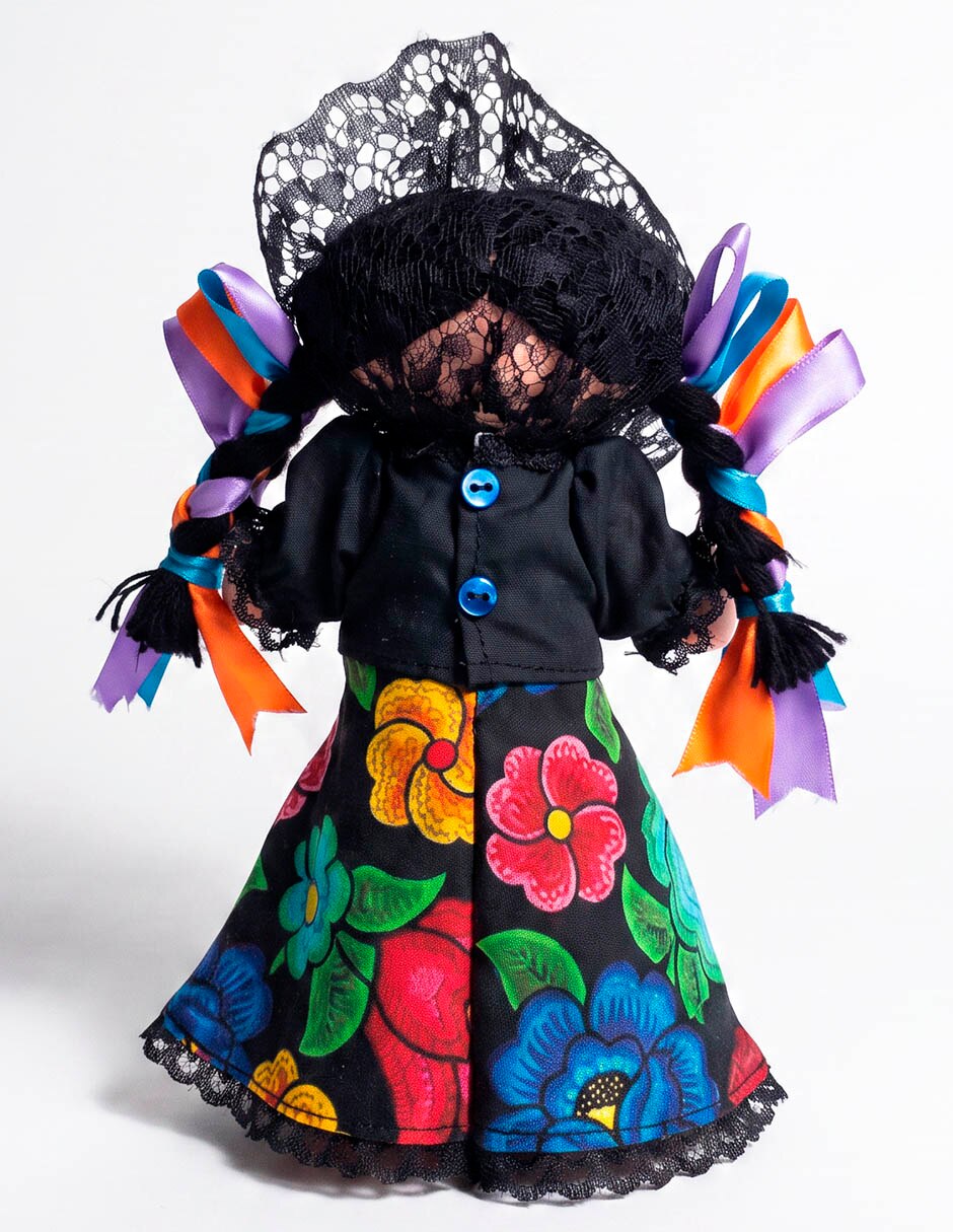 Figura decorativa Día de muertos Corazon Maria con forma de catrina