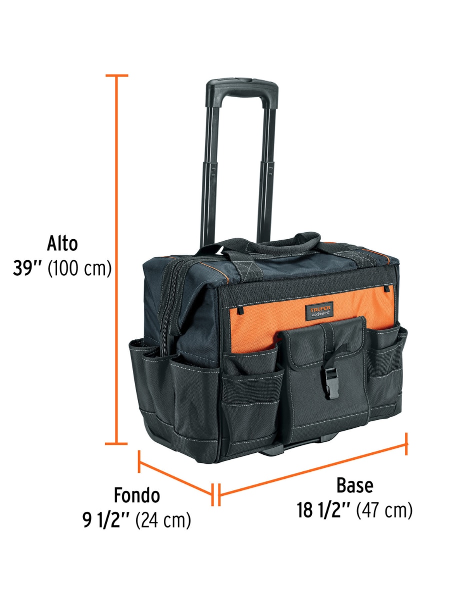 Set/Kit/Caja de herramientas/ Mochila de herramientas TRUPER 15 compartimentos