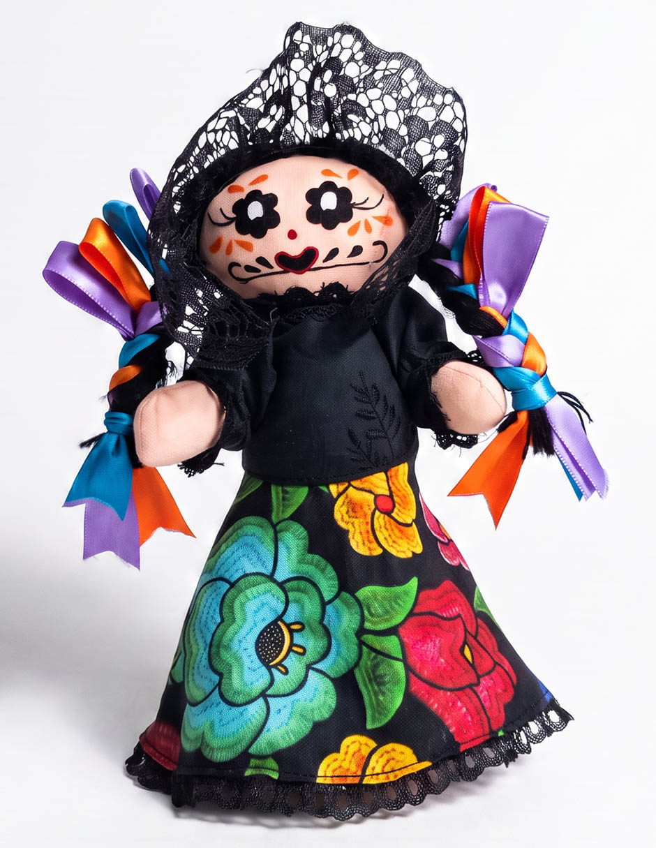 Figura decorativa Día de Muertos con forma de catrina 1