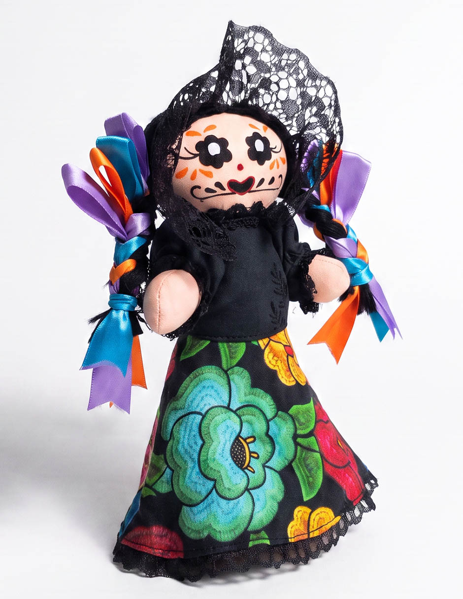 Figura decorativa Día de Muertos con forma de catrina 2