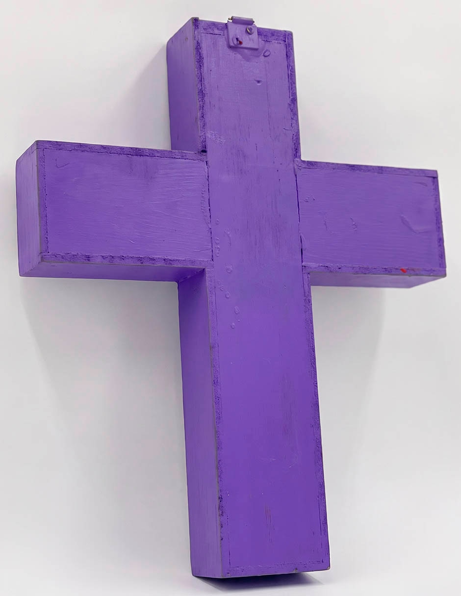 Figura decorativa Día de muertos con forma de cruz 3