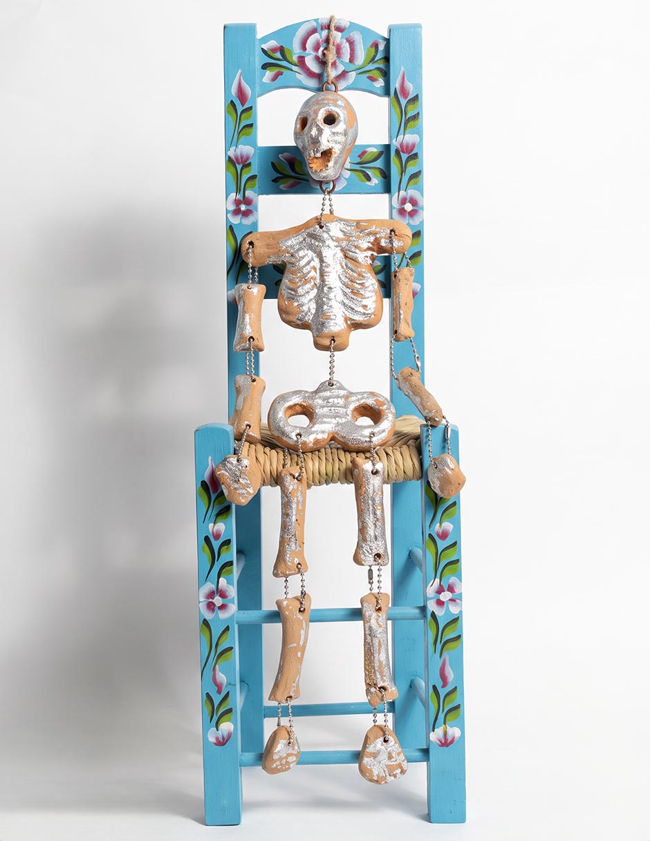 Figura decorativa día de muertos con forma de esqueleto 1