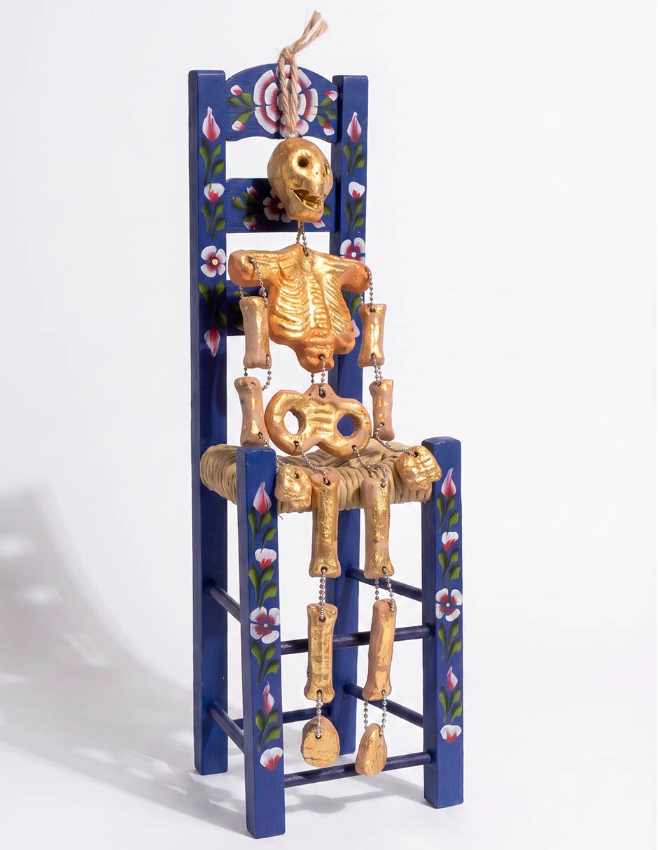 Figura decorativa Día de muertos Corazón maria con forma de esqueleto 2