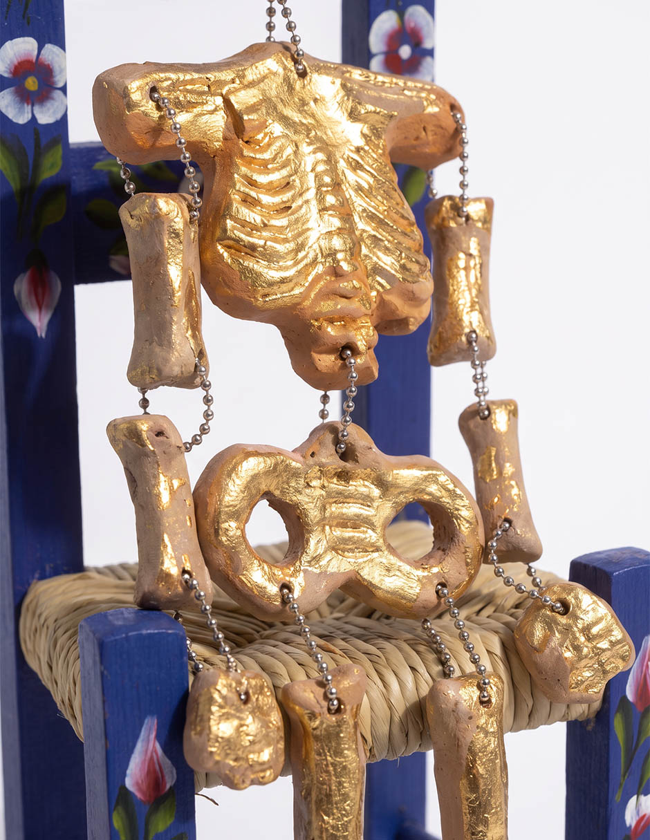 Figura decorativa Día de muertos Corazón maria con forma de esqueleto Figura decorativa Día de muertos Corazón maria con forma de esqueleto