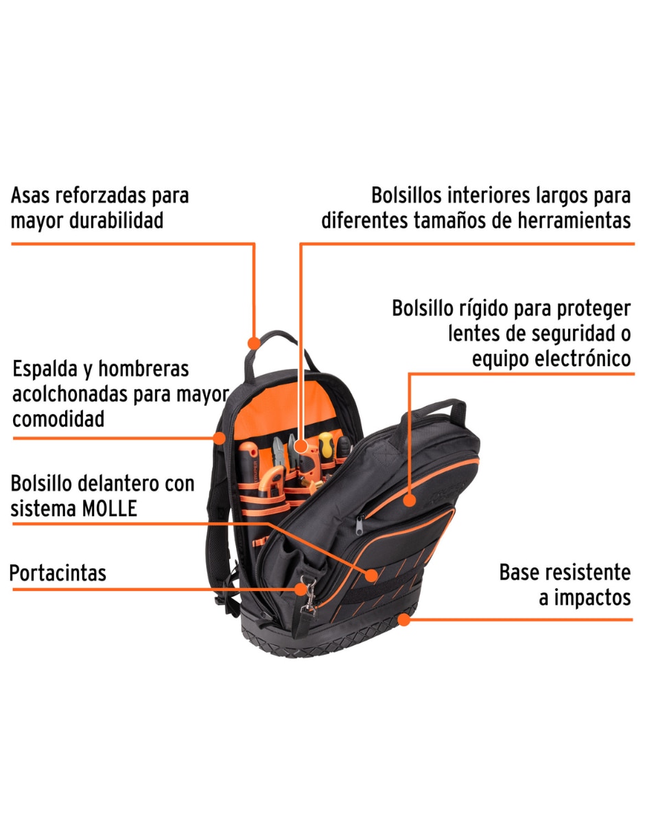Set/Kit/Caja de herramientas/ Mochila de herramientas TRUPER 30 compartimentos