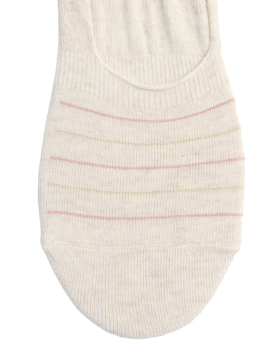 Set protector de pie invisible de algodón para mujer 3 pares 3