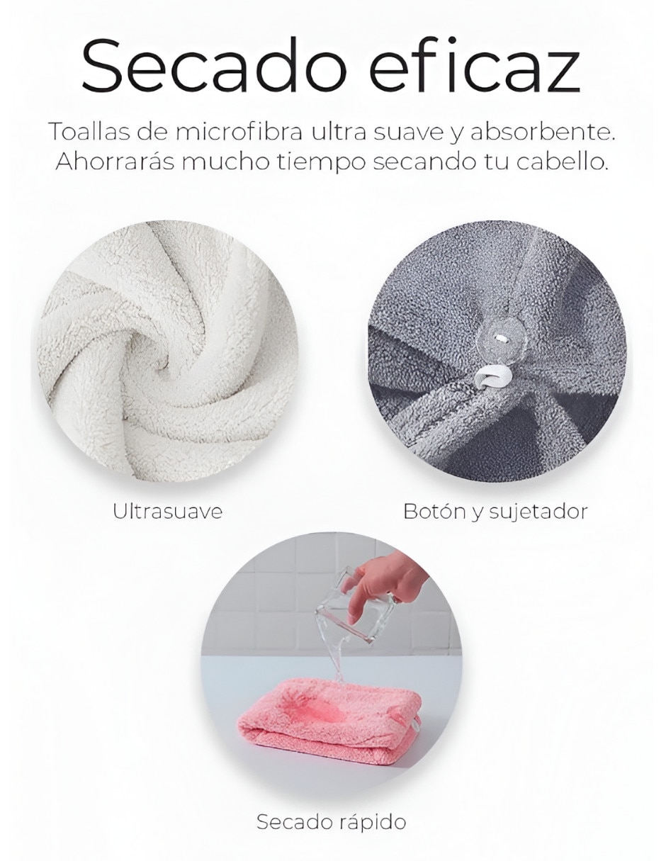 Set de toallas de microfibra 2