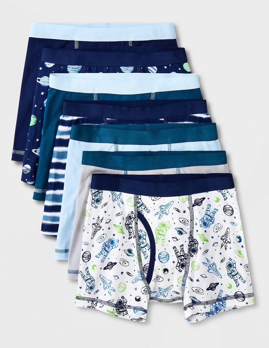 Set bóxer de algodón para niño