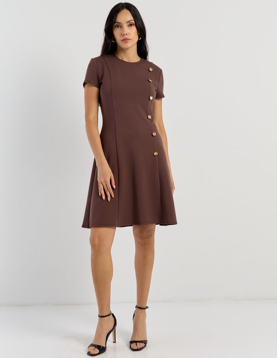 Vestido a la rodilla casual para mujer Vestido a la rodilla casual para mujer