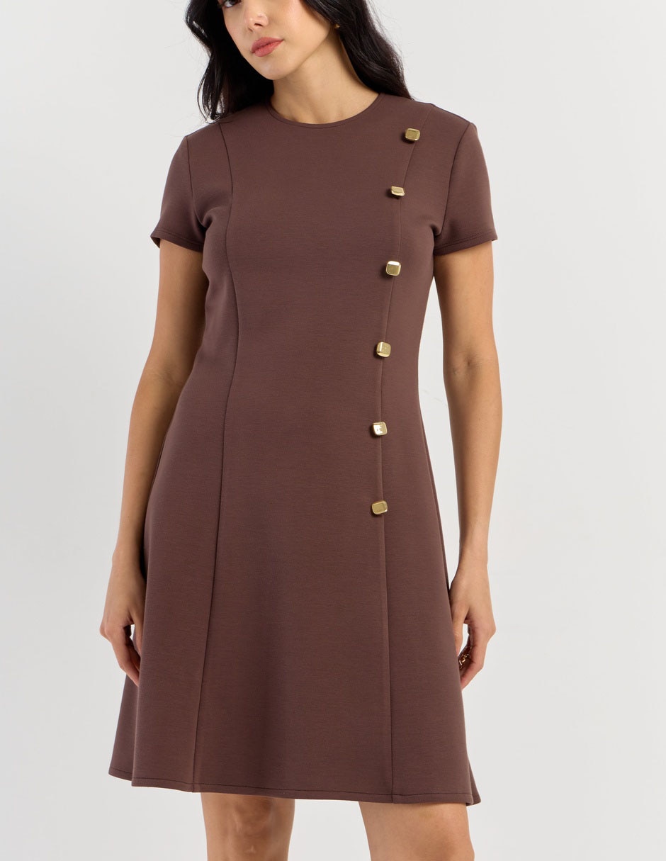 Vestido a la rodilla casual para mujer 3