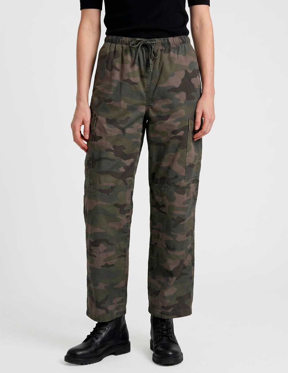 Pantalón cargo regular para mujer