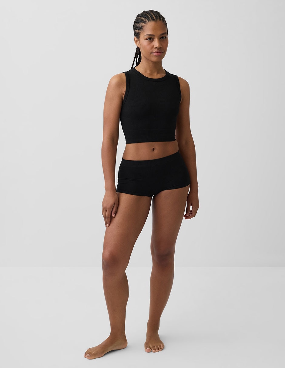 Playera tank cuello redondo mujer