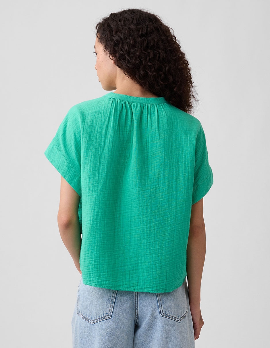 Blusa Manga Corta Para Mujer 2