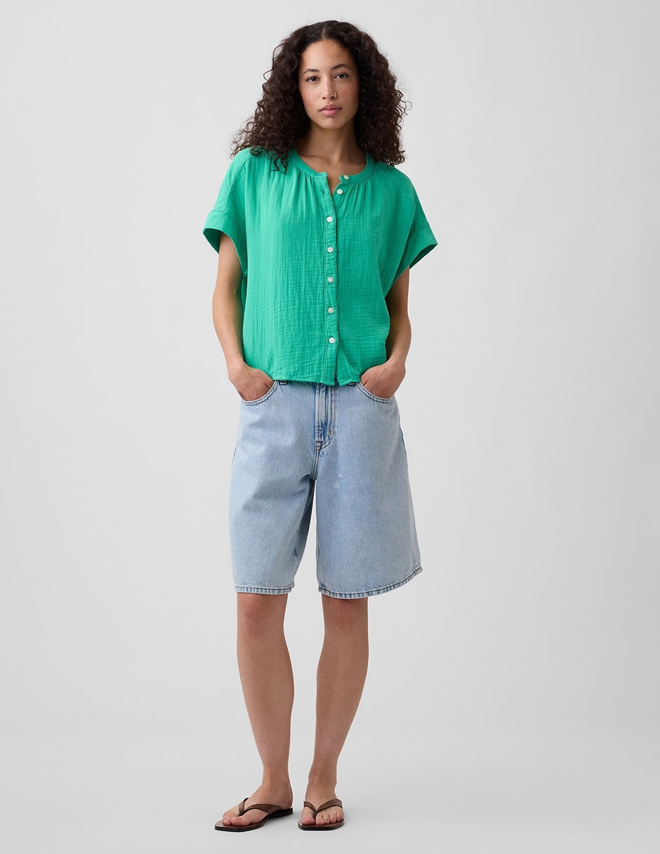 Blusa Manga Corta Para Mujer 3