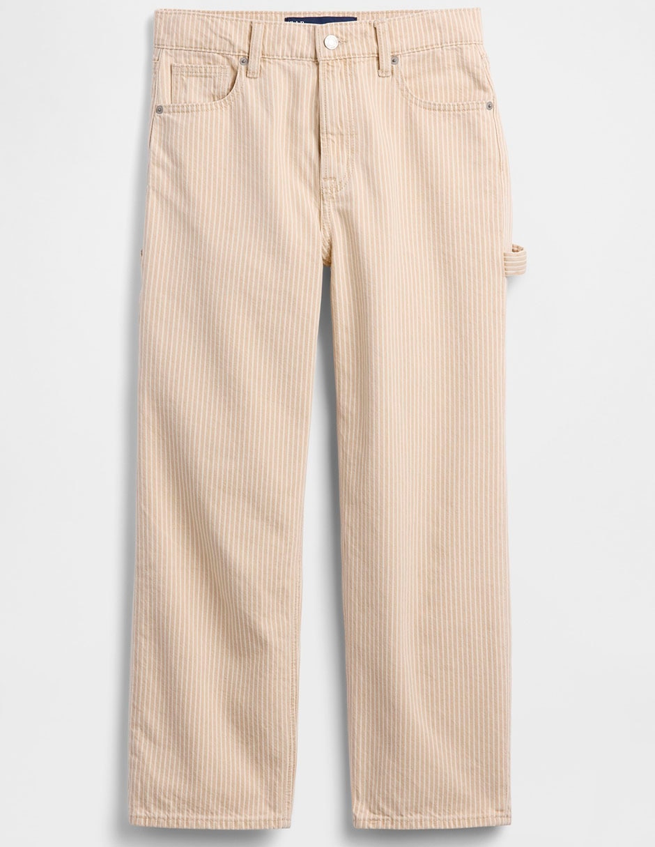 Jeans carpenter straight corte cintura para mujer