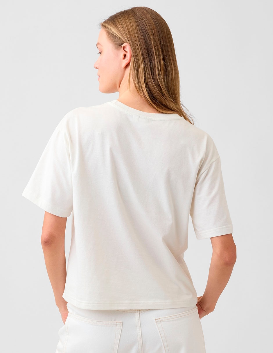Playera manga corta para mujer