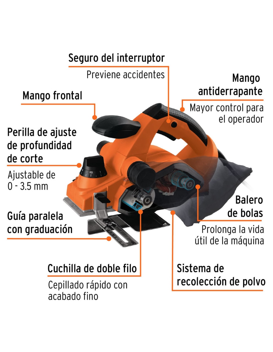 TRUPER de Acero y plástico para Profesional