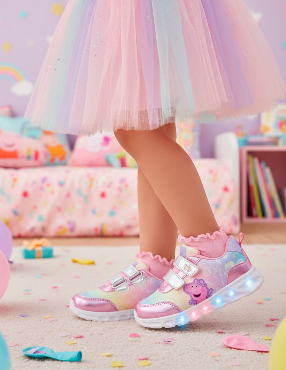 Tenis TROPICANA para Niña Fun Lights Peppa Pig