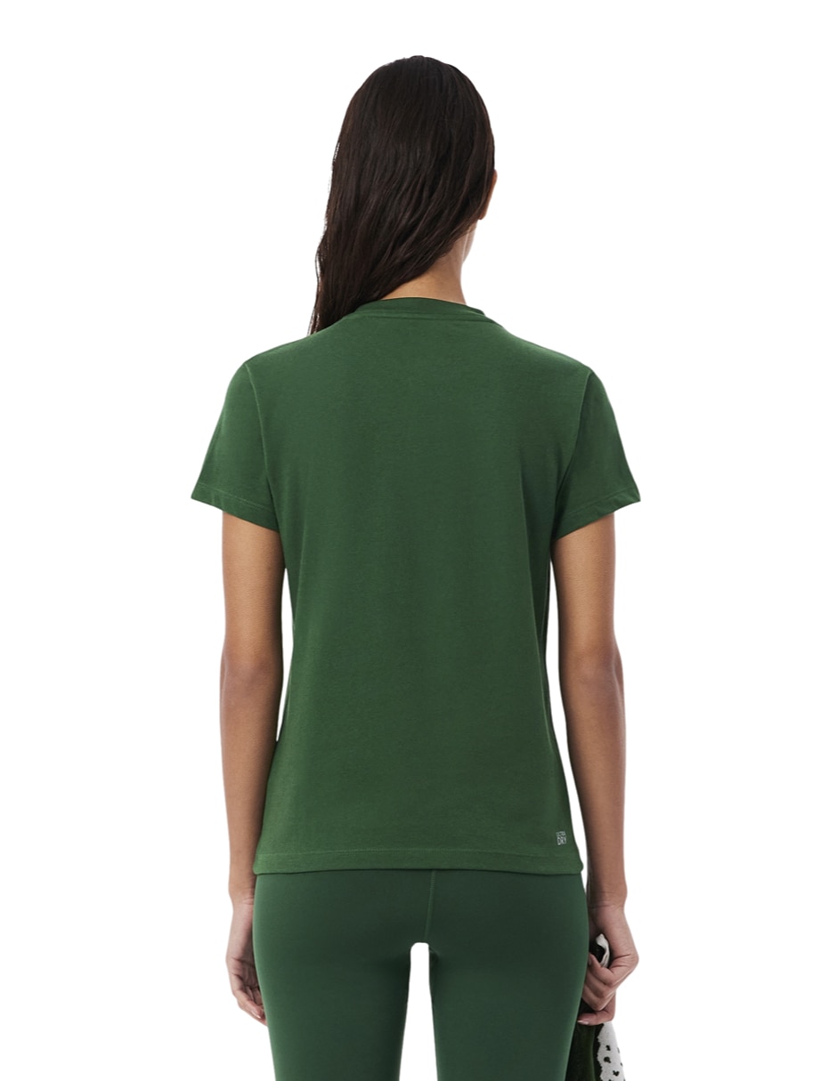 Playera manga corta cuello redondo para mujer 2