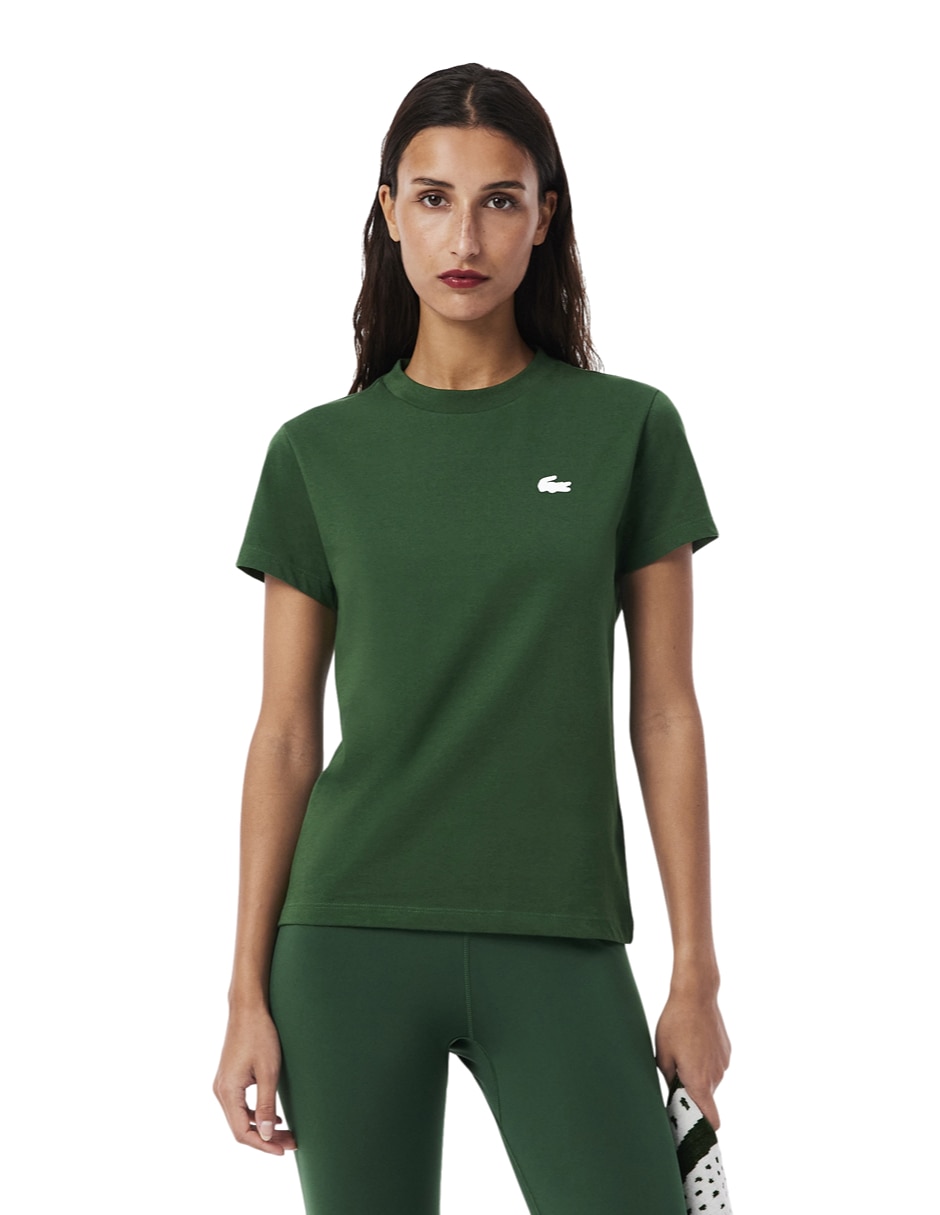 Playera manga corta cuello redondo para mujer 3