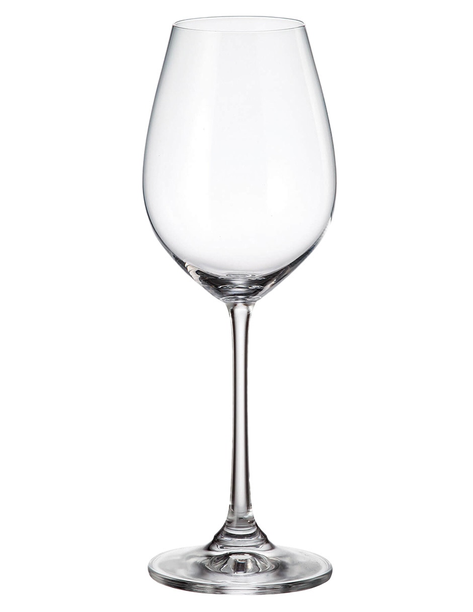 Set de copas para vino Bohemia Verona de vidrio 6 piezas 2