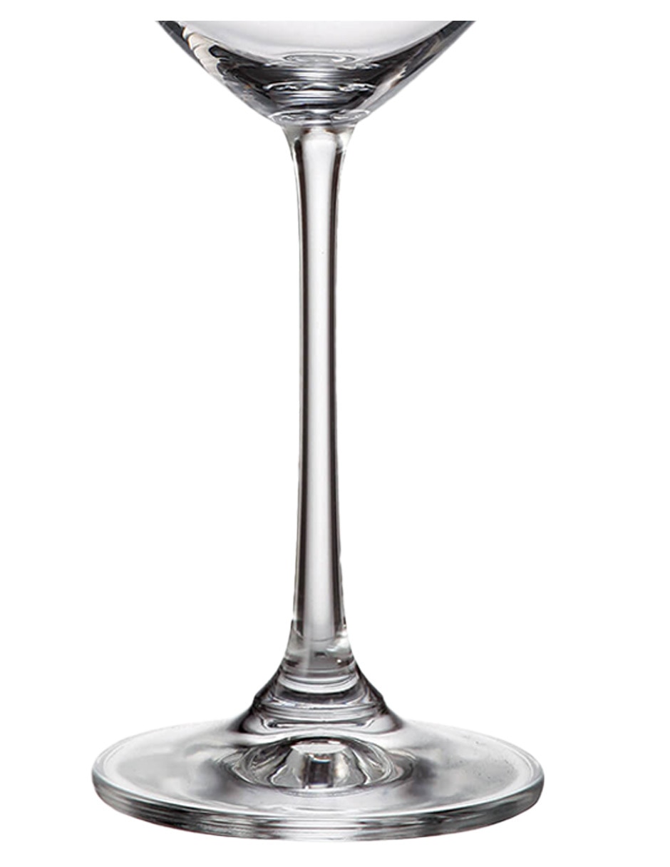 Set de copas para vino Bohemia Verona de vidrio 6 piezas Set de copas para vino Bohemia Verona de vidrio 6 piezas