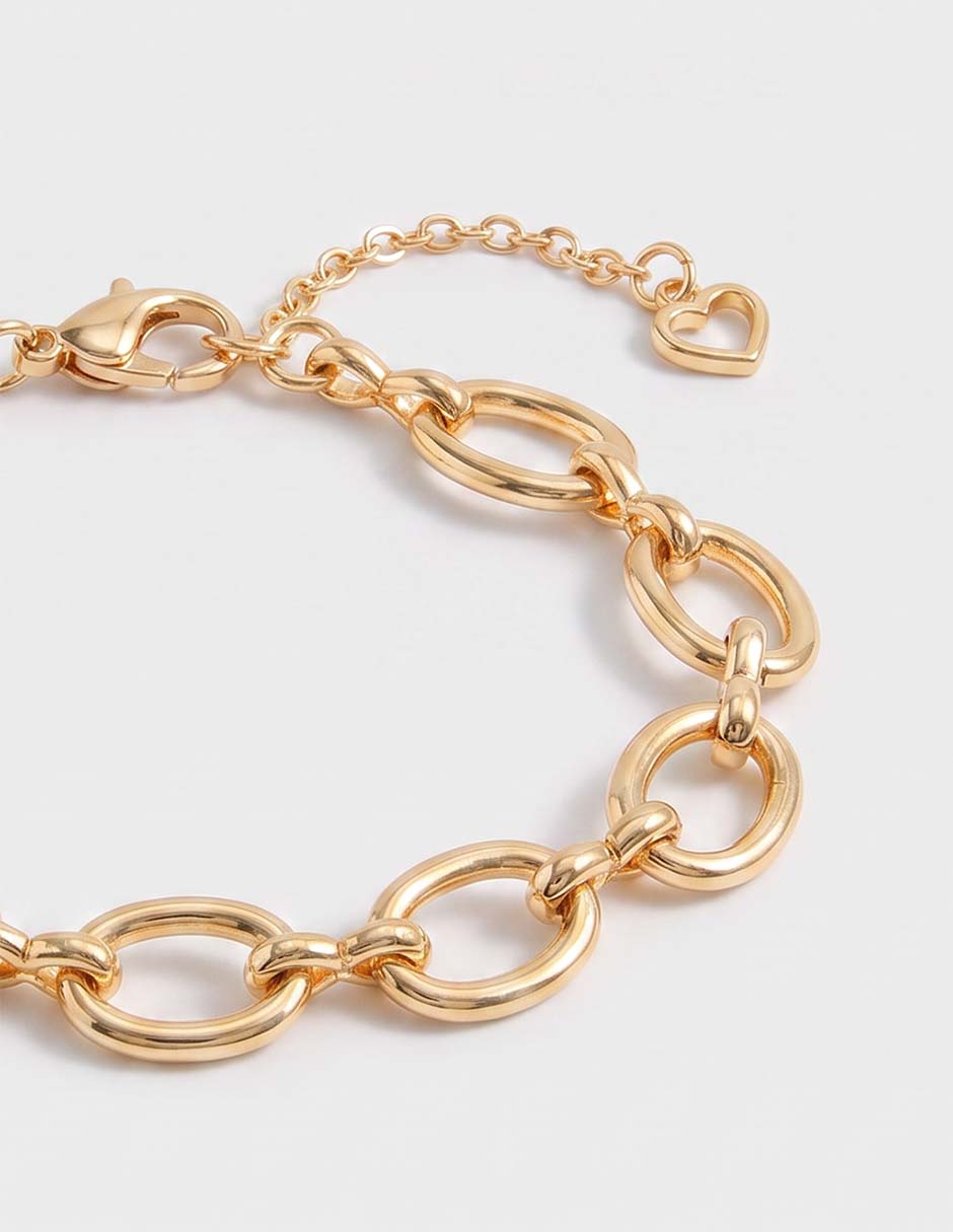 Pulsera acabado chapa de oro 2