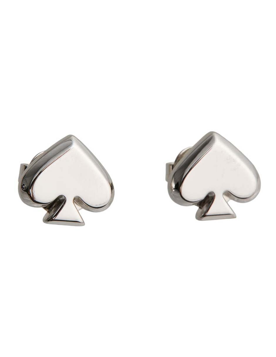 Aretes cortos con acabado brillante 1