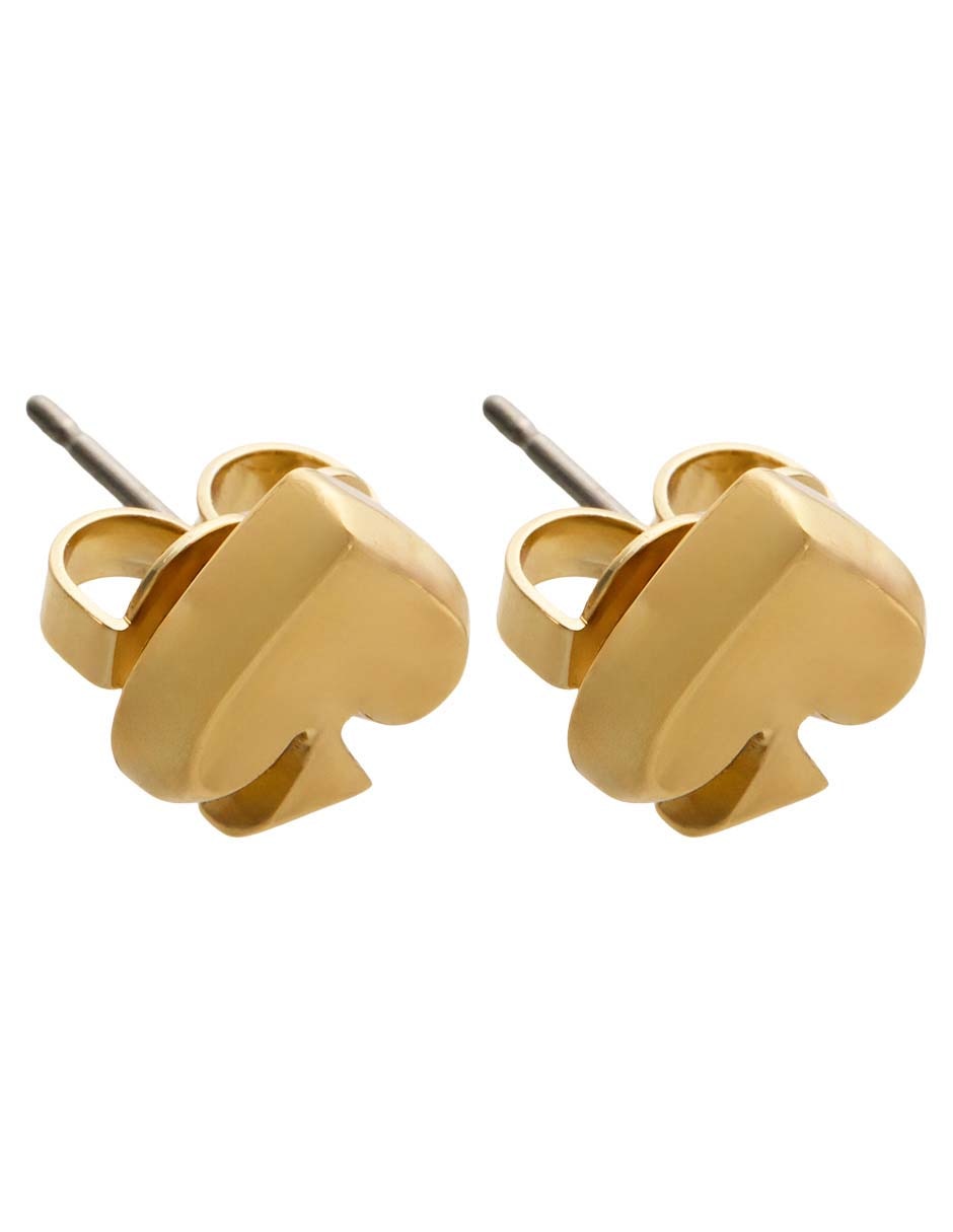 Aretes cortos con acabado brillante 2