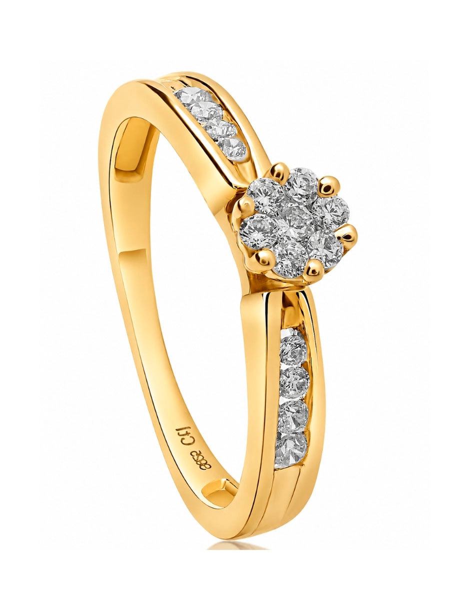 Anillo de oro 18 K Diamante 1