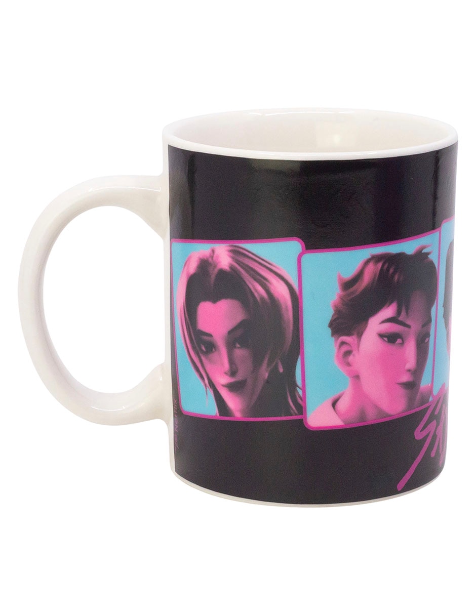 Taza de cerámica K Pop Demon Hunters de porcelana Saja Boys 320 ml 2