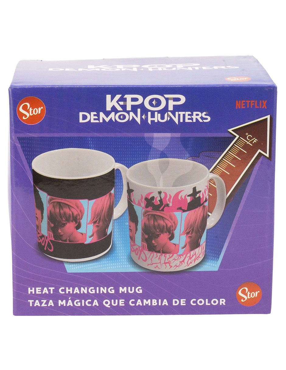 Taza de cerámica K Pop Demon Hunters de porcelana Saja Boys 320 ml 4