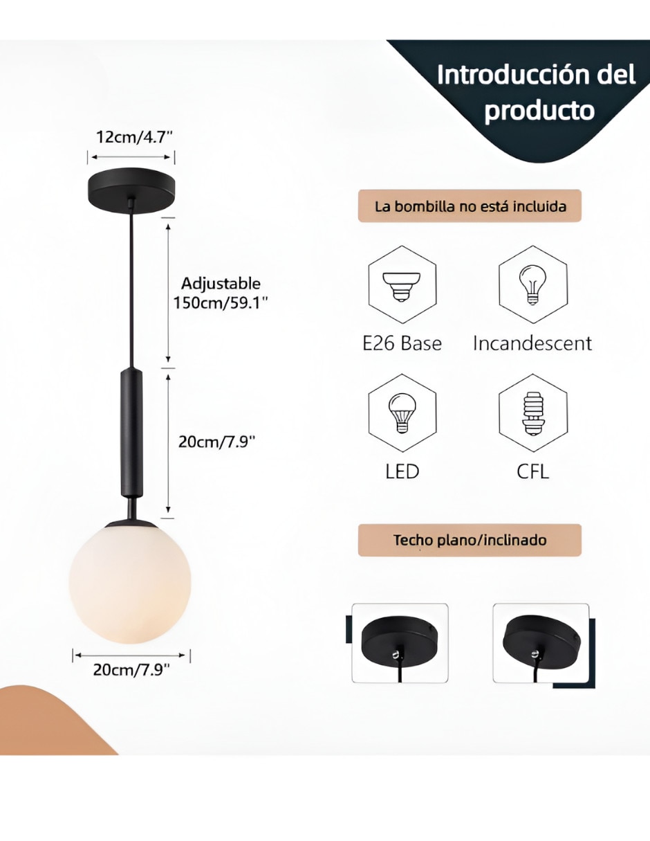Set lámparas led 6