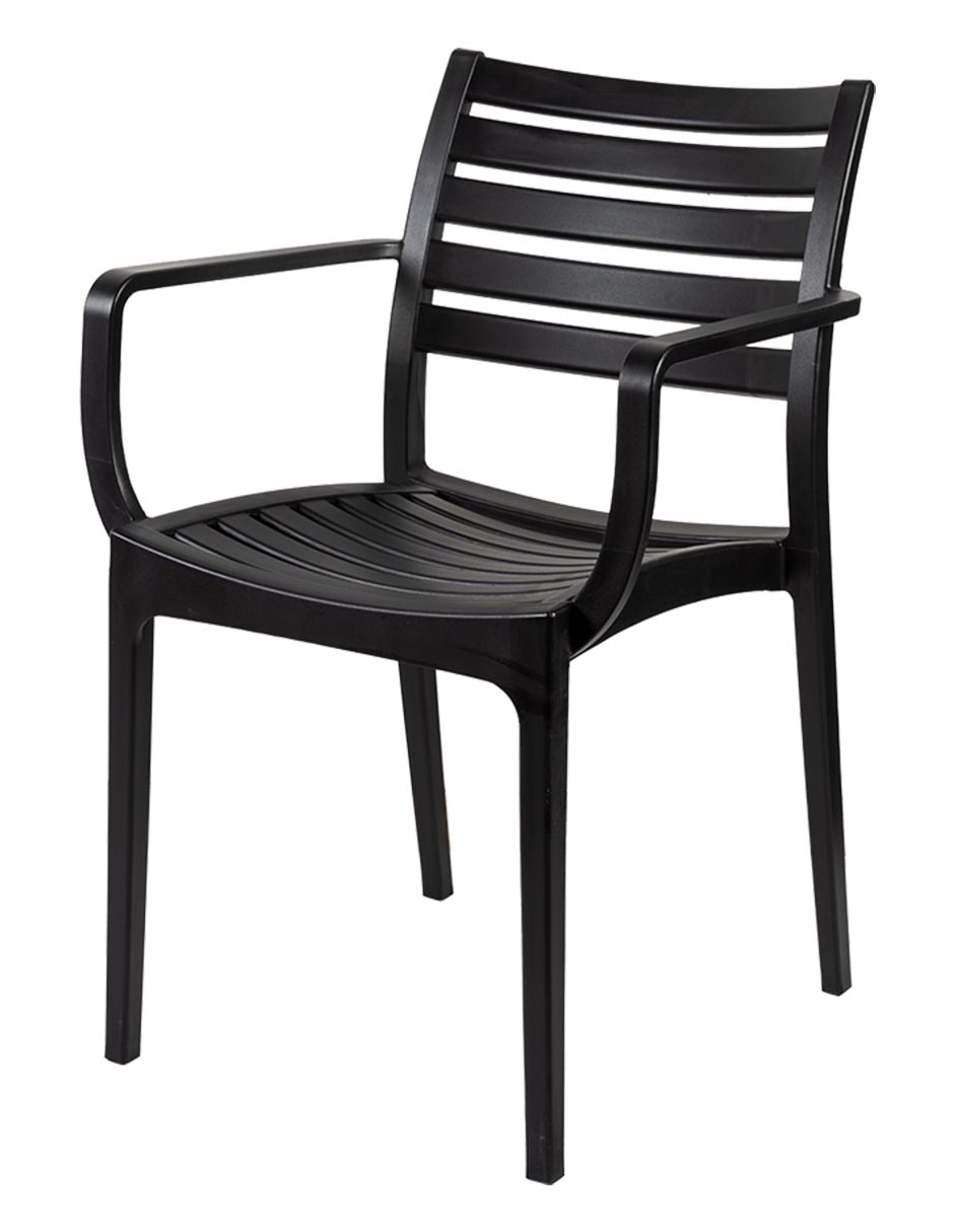 Silla 1 piezas Burdeos de Plástico