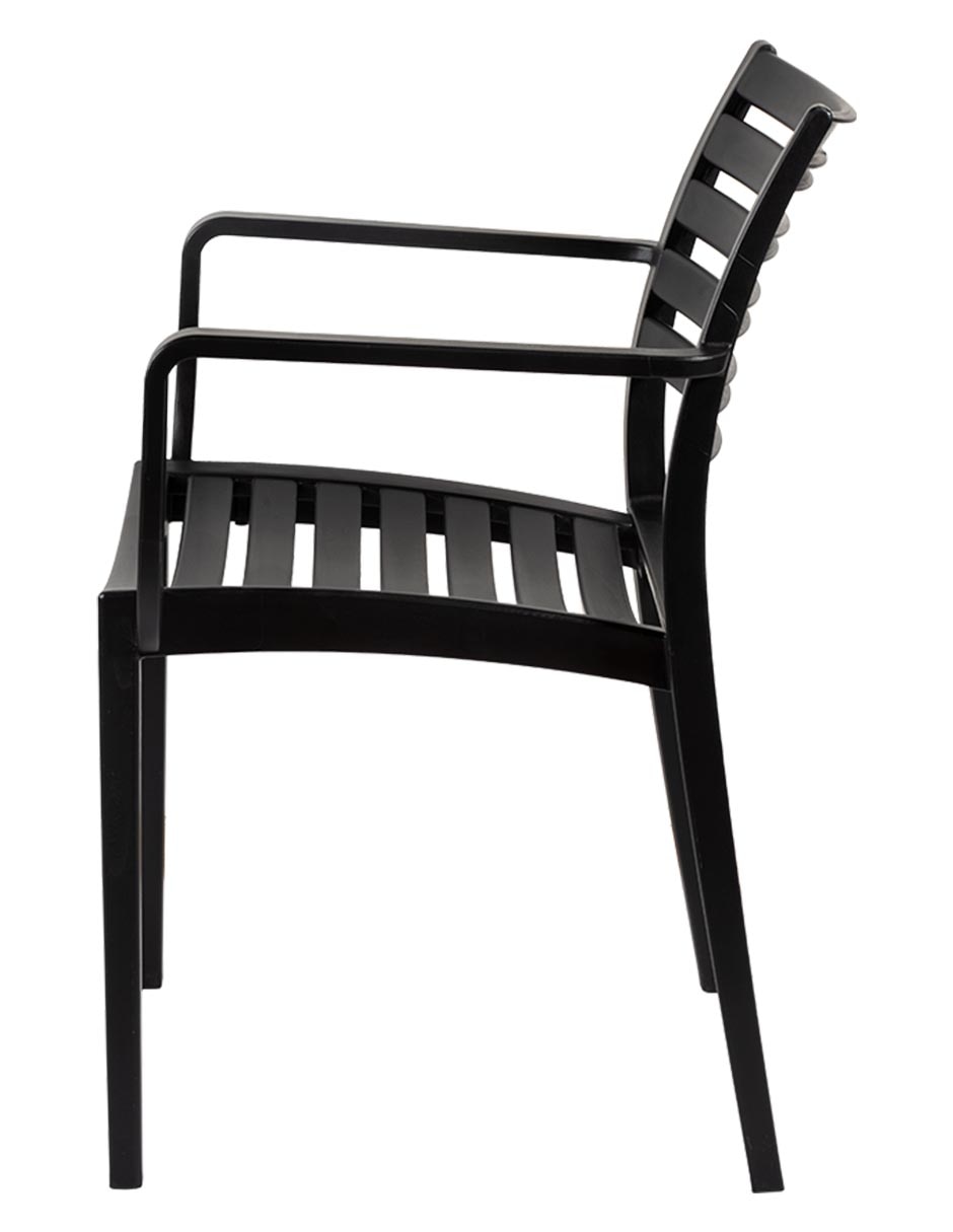 Silla 1 piezas Burdeos Cantia de Plástico
