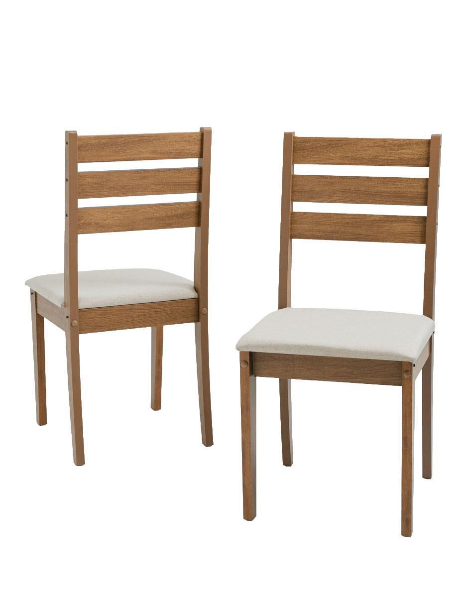 Set de sillas 4 piezas de MDF 4