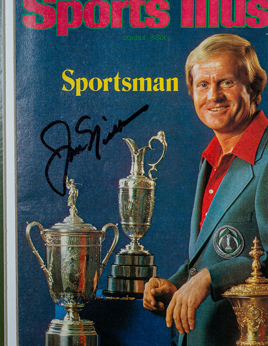 autografiado por Jack Nicklaus COLLECTION INC