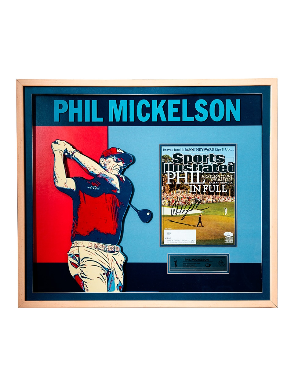 Revista autografiada por Phil Mickelson Revista autografiada por Phil Mickelson