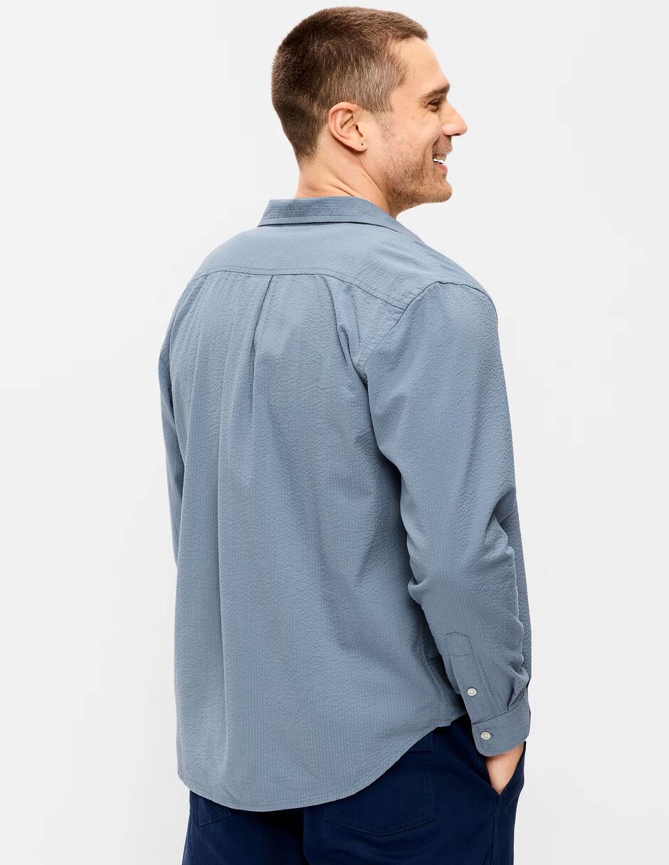 Camisa casual de algodón manga larga para hombre 2