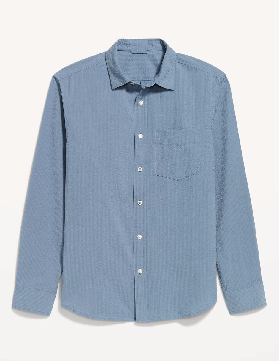 Camisa casual de algodón manga larga para hombre 3