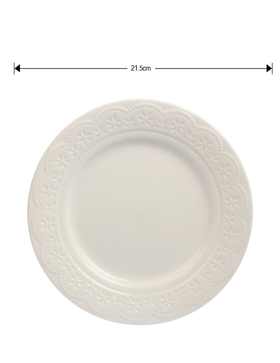 Plato Trinche De Porcelana 1 Pieza 5