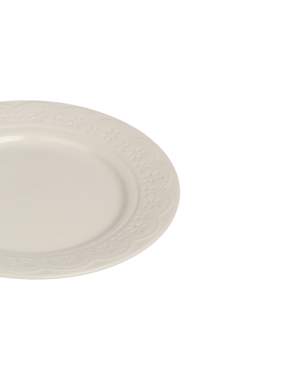 Plato Trinche De Porcelana 1 Pieza