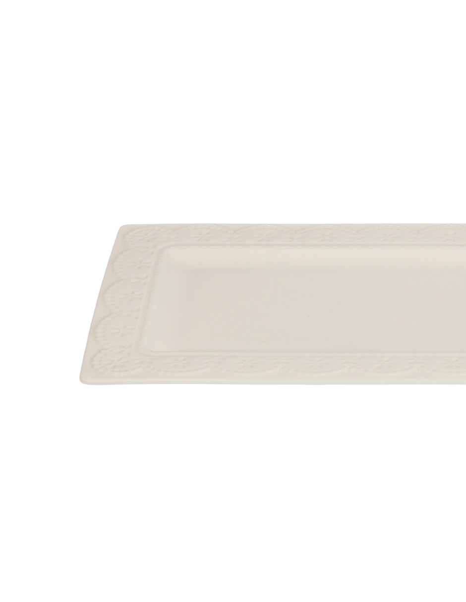 Plato Para Pastel De Porcelana 1 Pieza