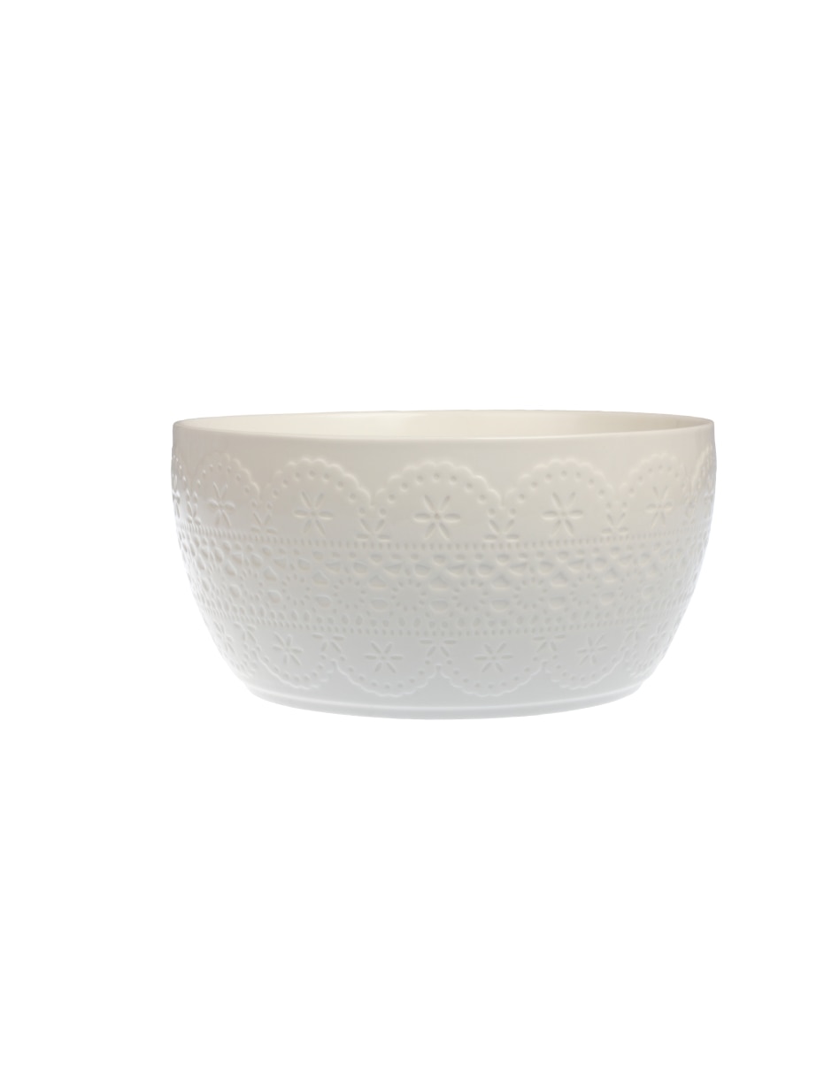 Ensaladera Lacy De Porcelana 2