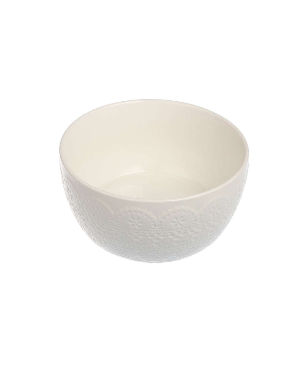 Ensaladera Lacy De Porcelana 3